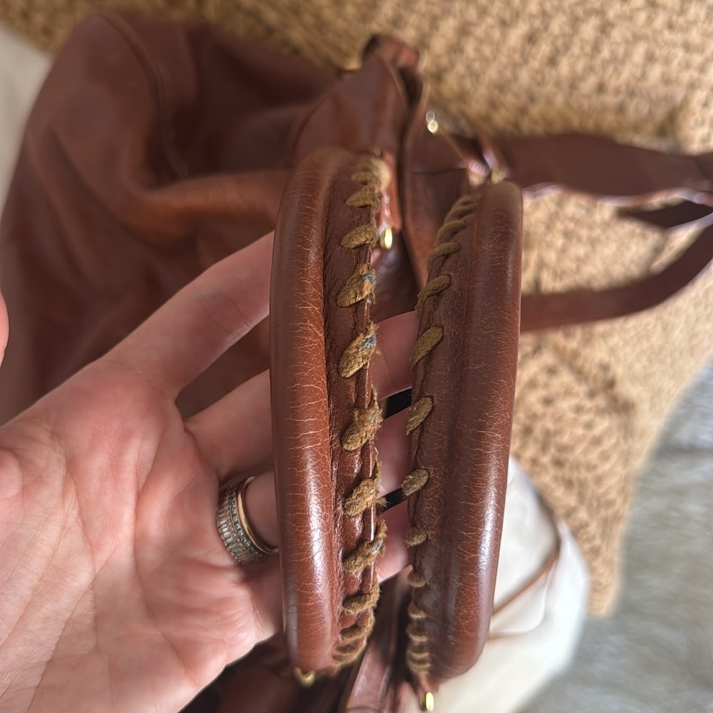 Authentic Balenciaga Moto City Bag Dark Camel GUC - Picture 5 of 10